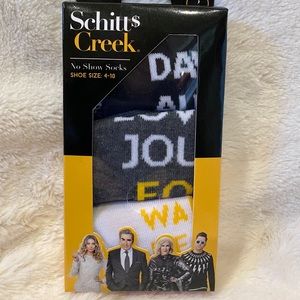 Schitt's Schitt'$ Creek 3-pack of No-Show Socks Size 4-10 NWT